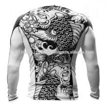 hard core drangon koi compression wear rash guard